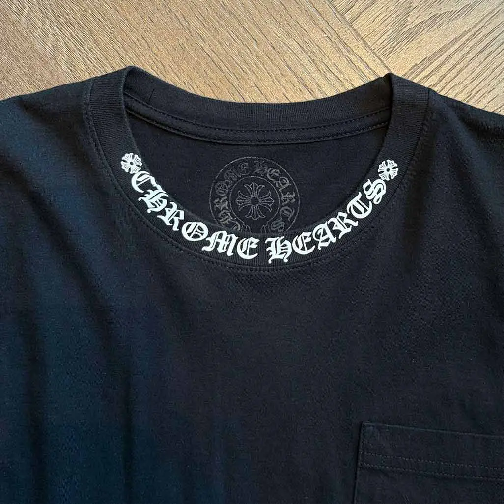 Chrome Hearts Neck Logo Long-Sleeve T-Shirt - Image 3