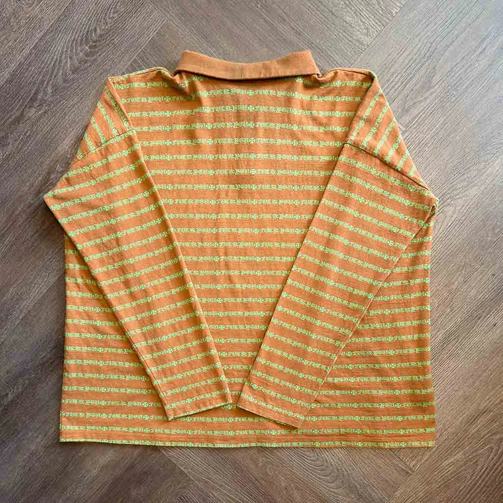 Chrome Hearts Button Up Orange Monogram - Image 2