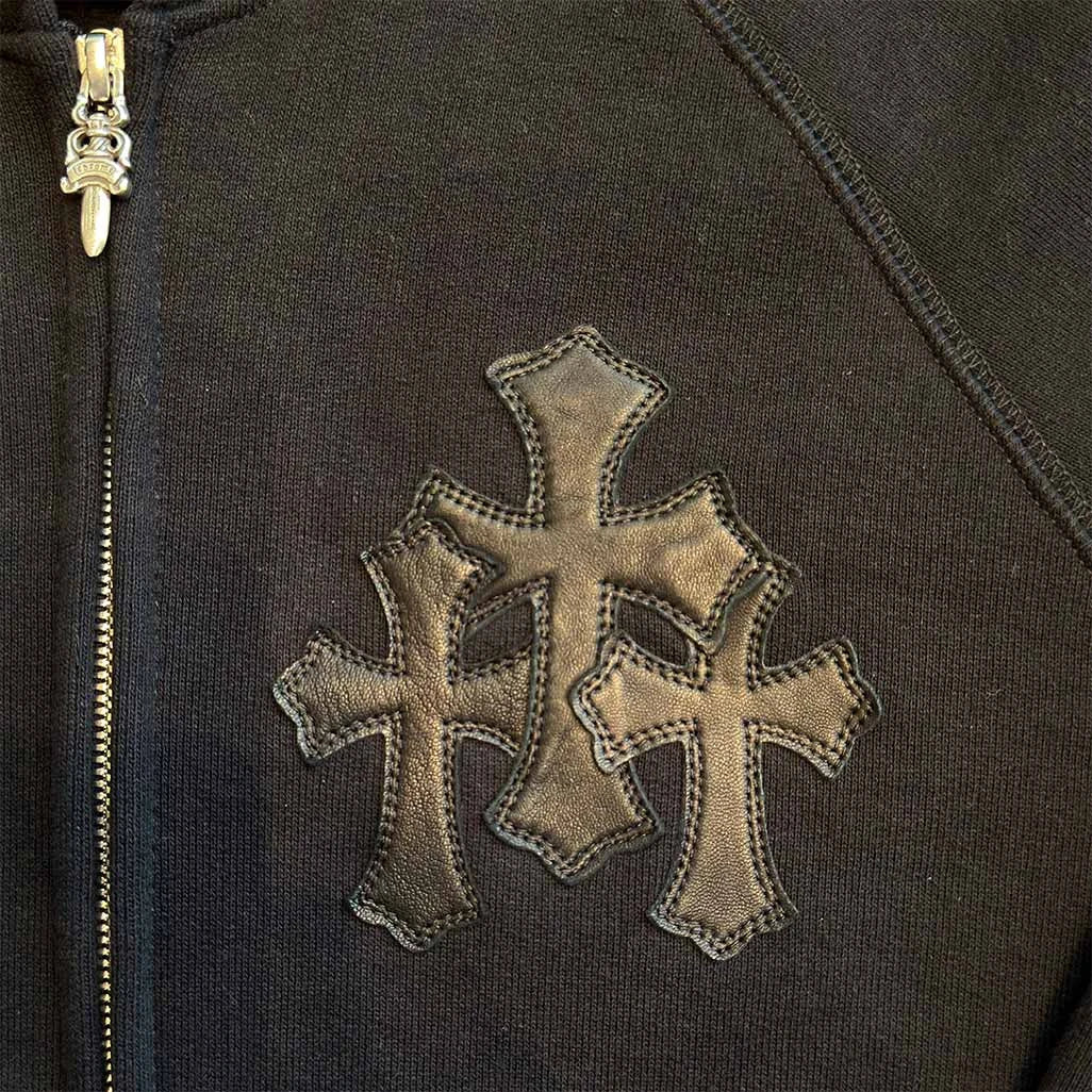 Chrome Hearts Paperjam Zip Up Hoodie - Image 3