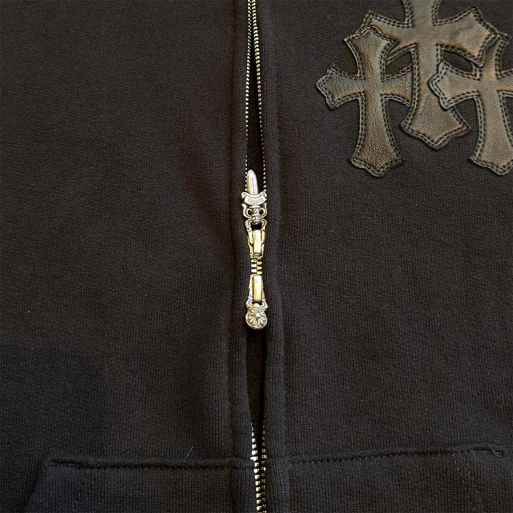 Chrome Hearts Paperjam Zip Up Hoodie - Image 4