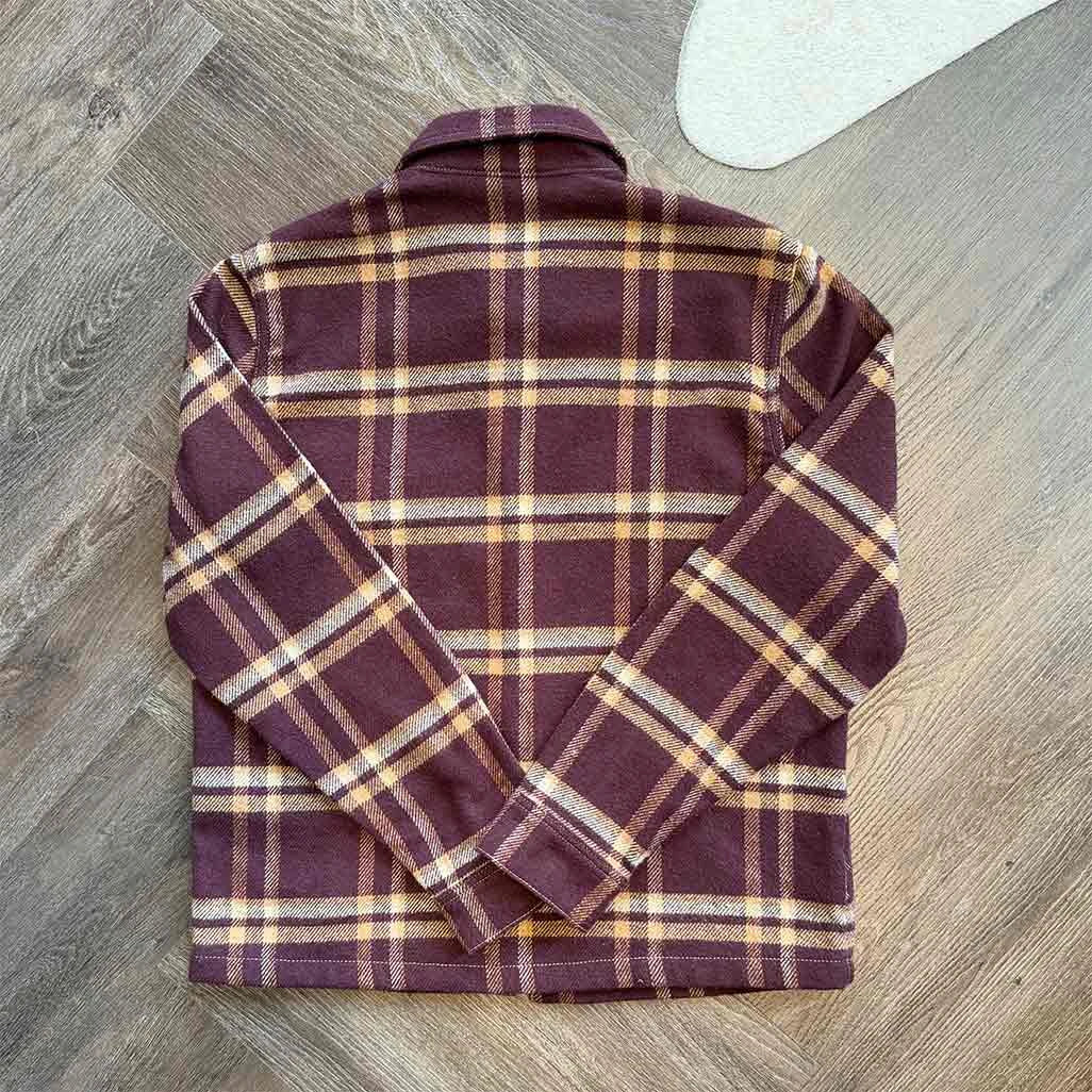 Chrome Hearts Plaid Sherpa Jacket Red & Beige - Image 5