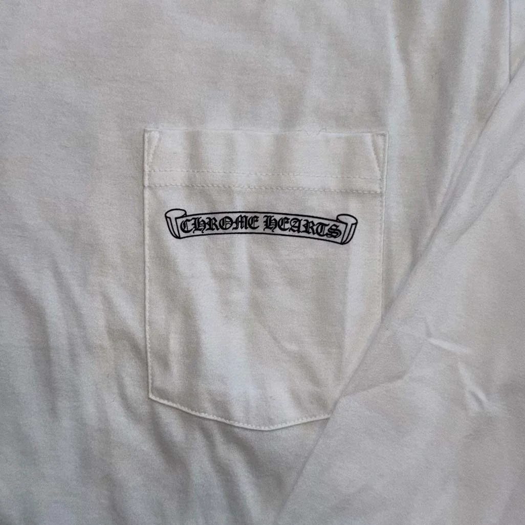 Chrome Hearts St.Barths White Long Sleeve T-Shirt - Image 3
