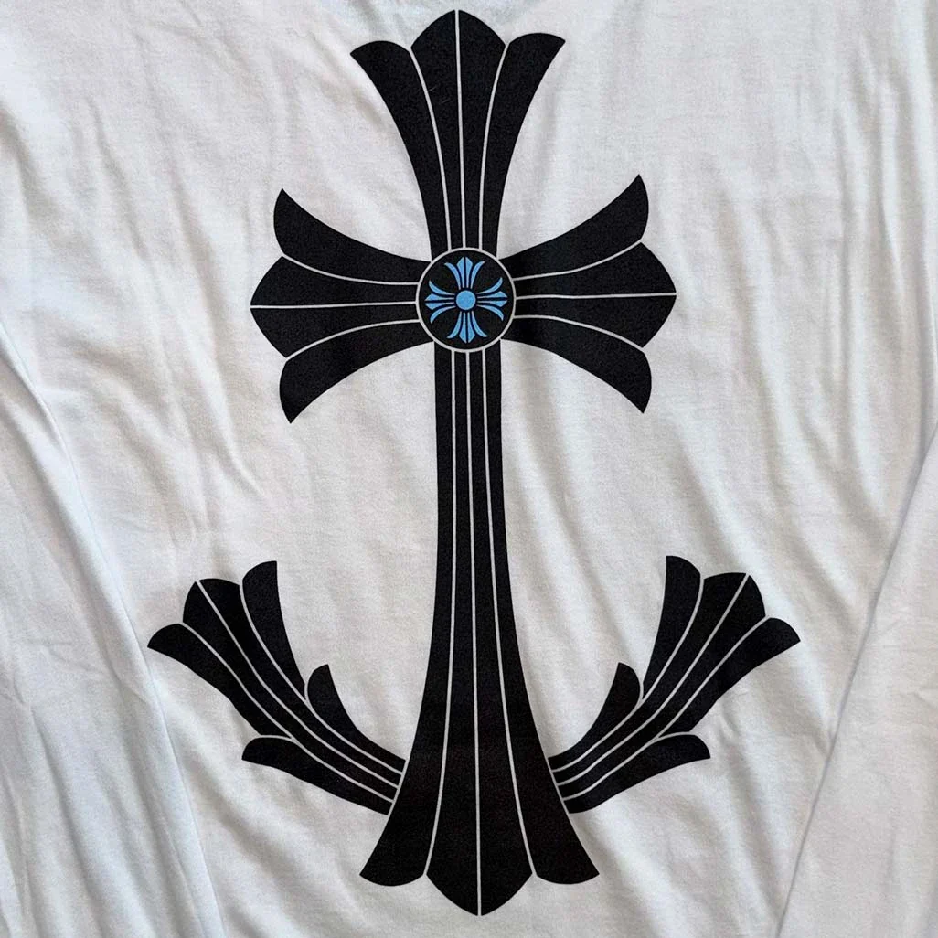 Chrome Hearts St.Barths White Long Sleeve T-Shirt - Image 5