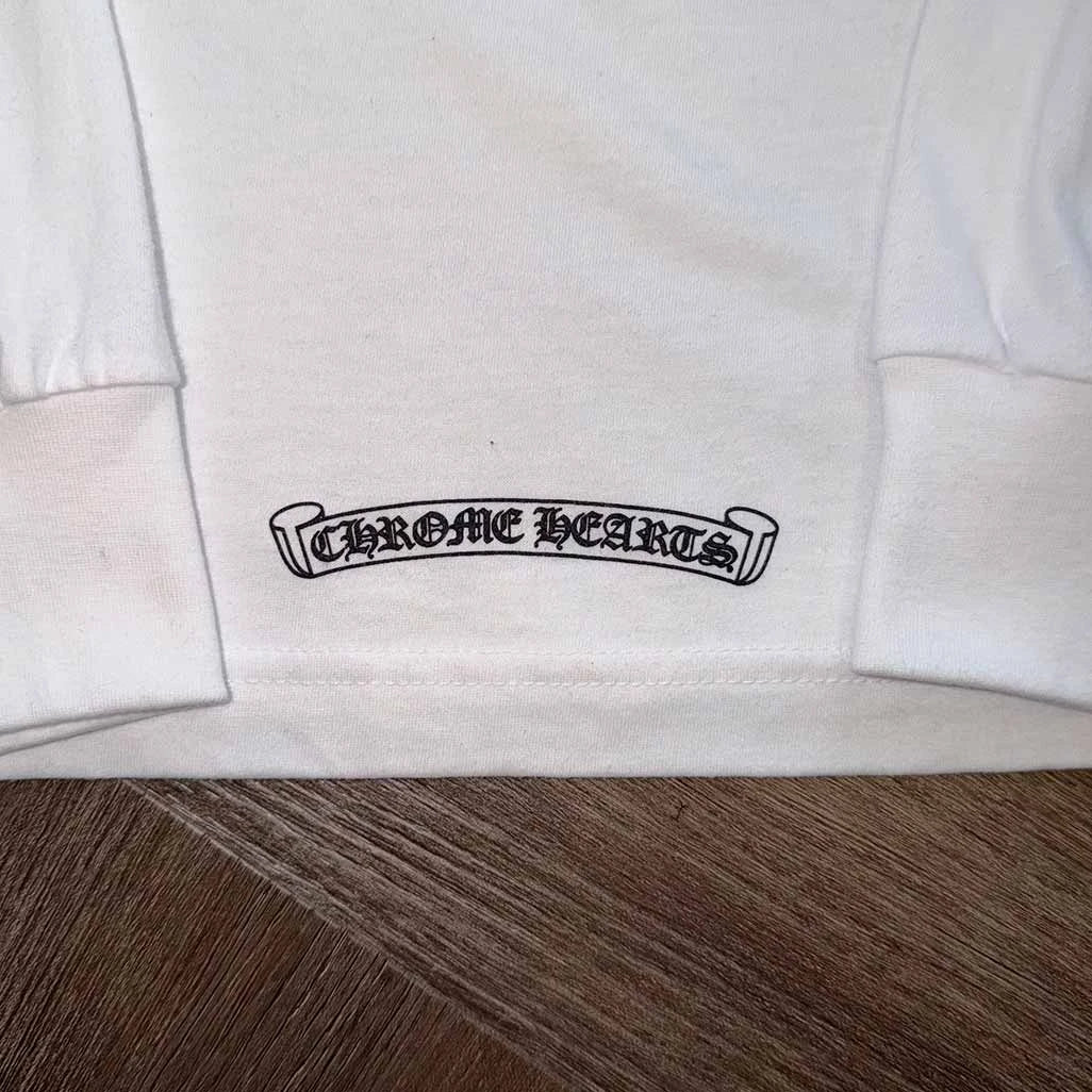 Chrome Hearts St.Barths White Long Sleeve T-Shirt - Image 7