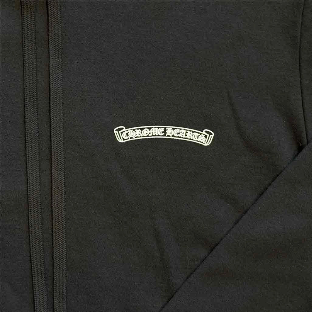 Chrome Hearts St Barths Exclusive Anchor Pullover Hoodie Black Blue - Image 2
