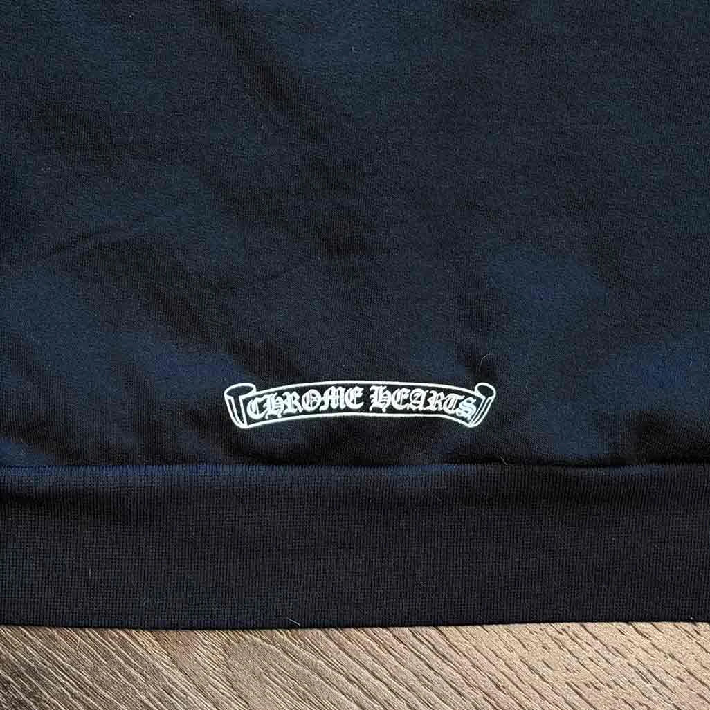 Chrome Hearts St Barths Exclusive Anchor Pullover Hoodie Black Blue - Image 5