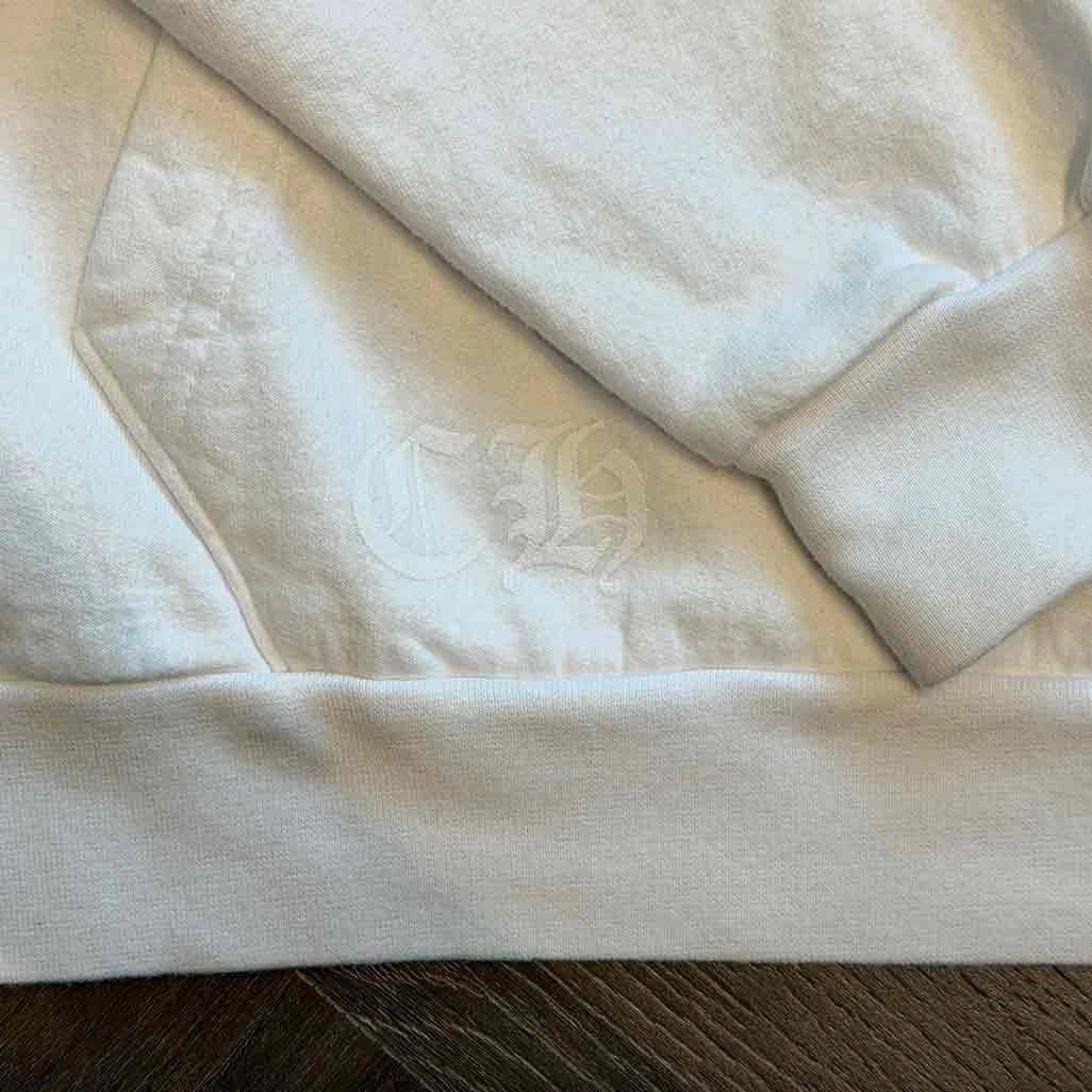 Chrome Hearts St Barths Exclusive Anchor Pullover Hoodie White - Image 5