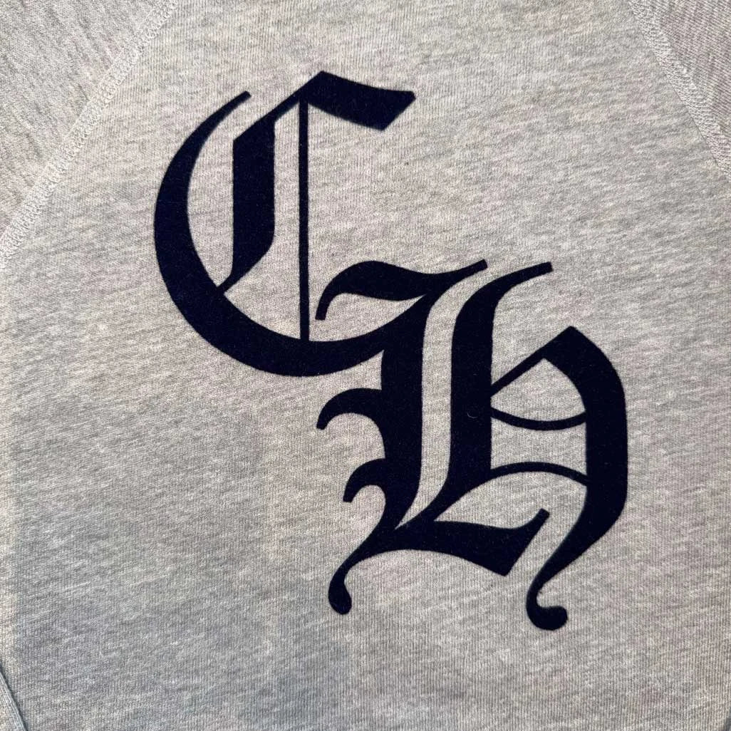 Chrome Hearts Triple Patch Grey Sweatshirt - Image 4