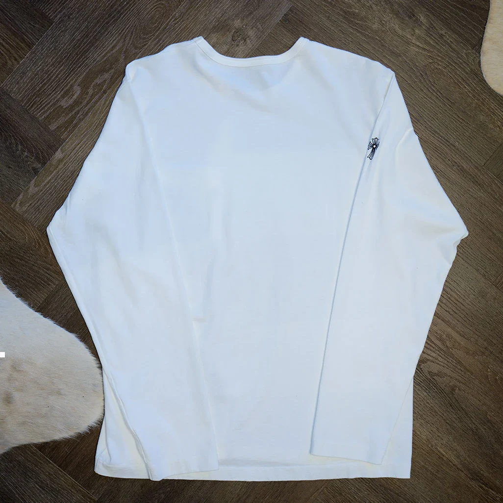 Chrome Hearts White Long Sleeve T-Shirt - Image 2