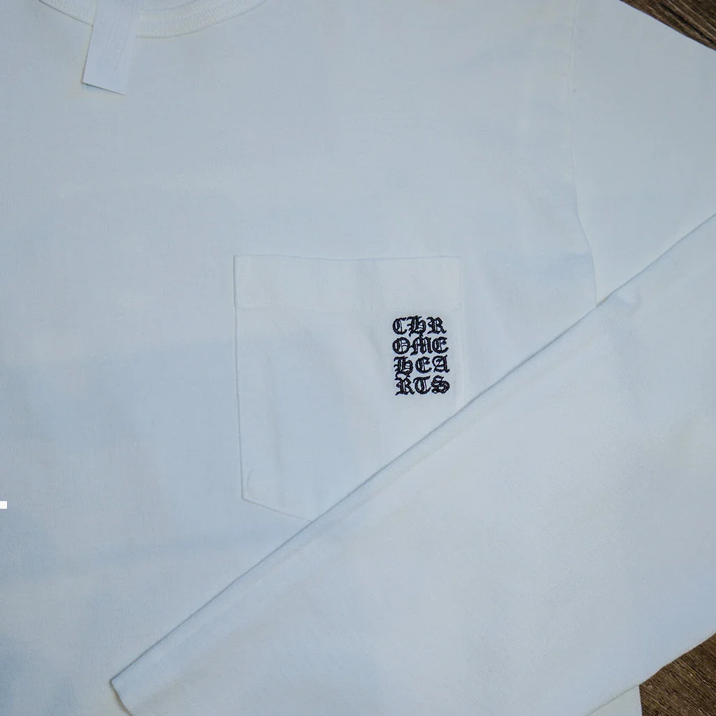 Chrome Hearts White Long Sleeve T-Shirt - Image 4