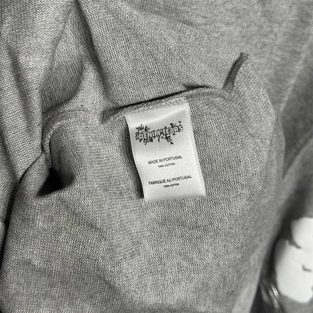 Denim Tears Cotton Wreath Sweatshirt Grey - Image 4
