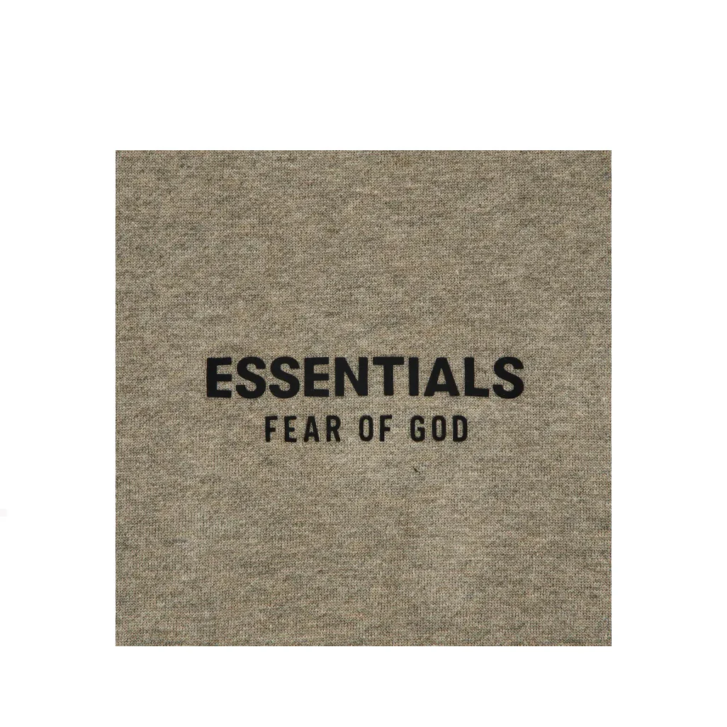 Fear of God Essentials Fleece Hoodie II Heather Grey - Image 3