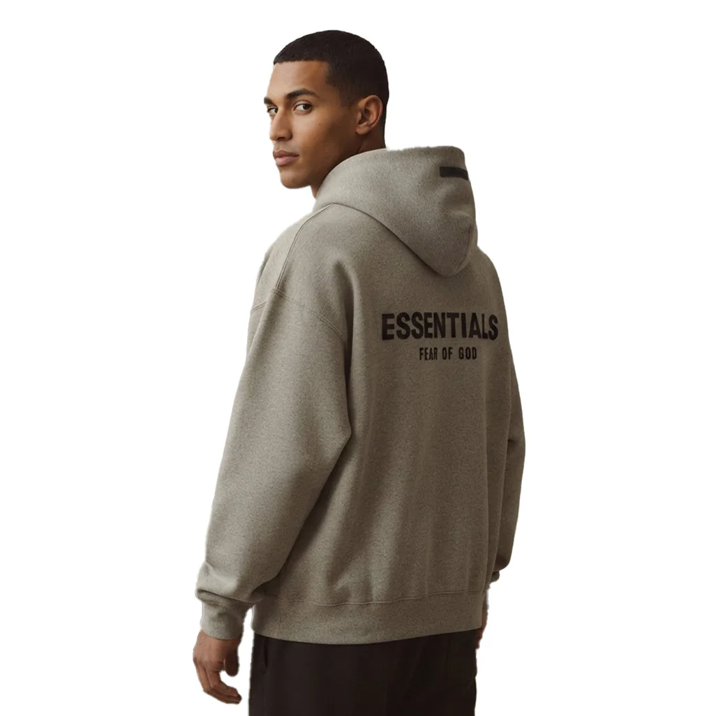 Fear of God Essentials Hoodie 'Dark Oatmeal' (SS22) - Image 4