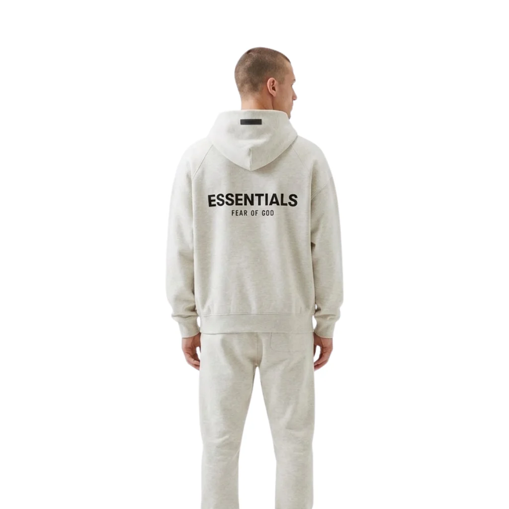Fear of God Essentials Hoodie 'Light Oatmeal' (SS22) - Image 5