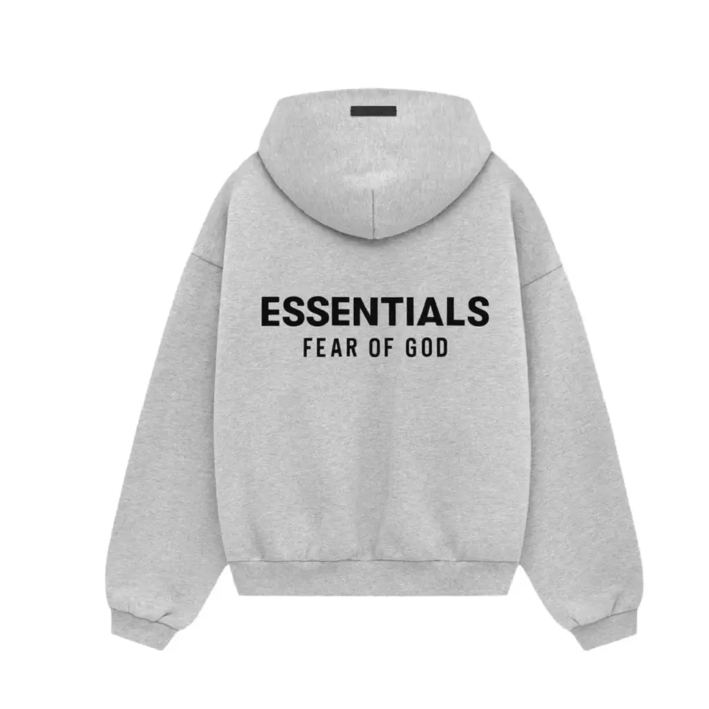 Fear of God Essentials 'Light Oatmeal' Hoodie & Sweatpant Set - Image 3
