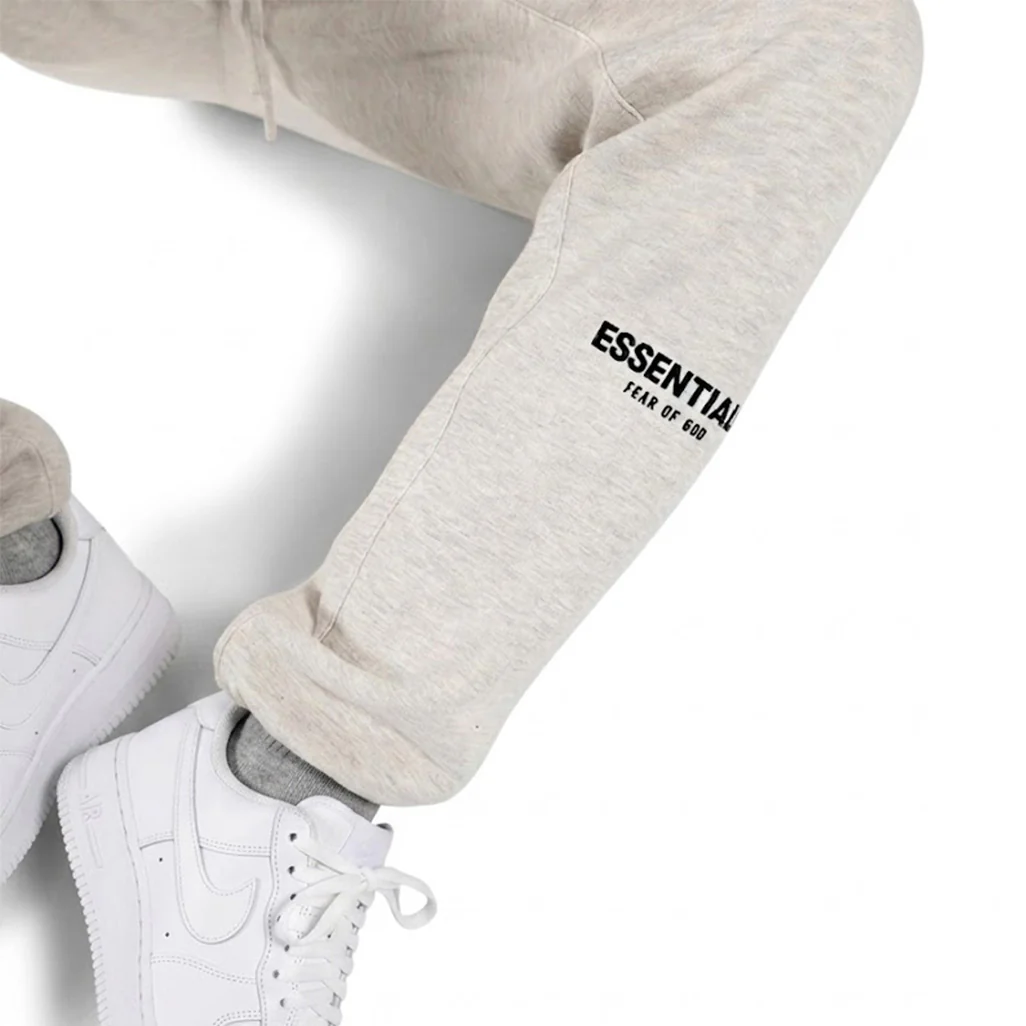 Fear of God Essentials Sweatpants 'Light Oatmeal' (SS22) - Image 3