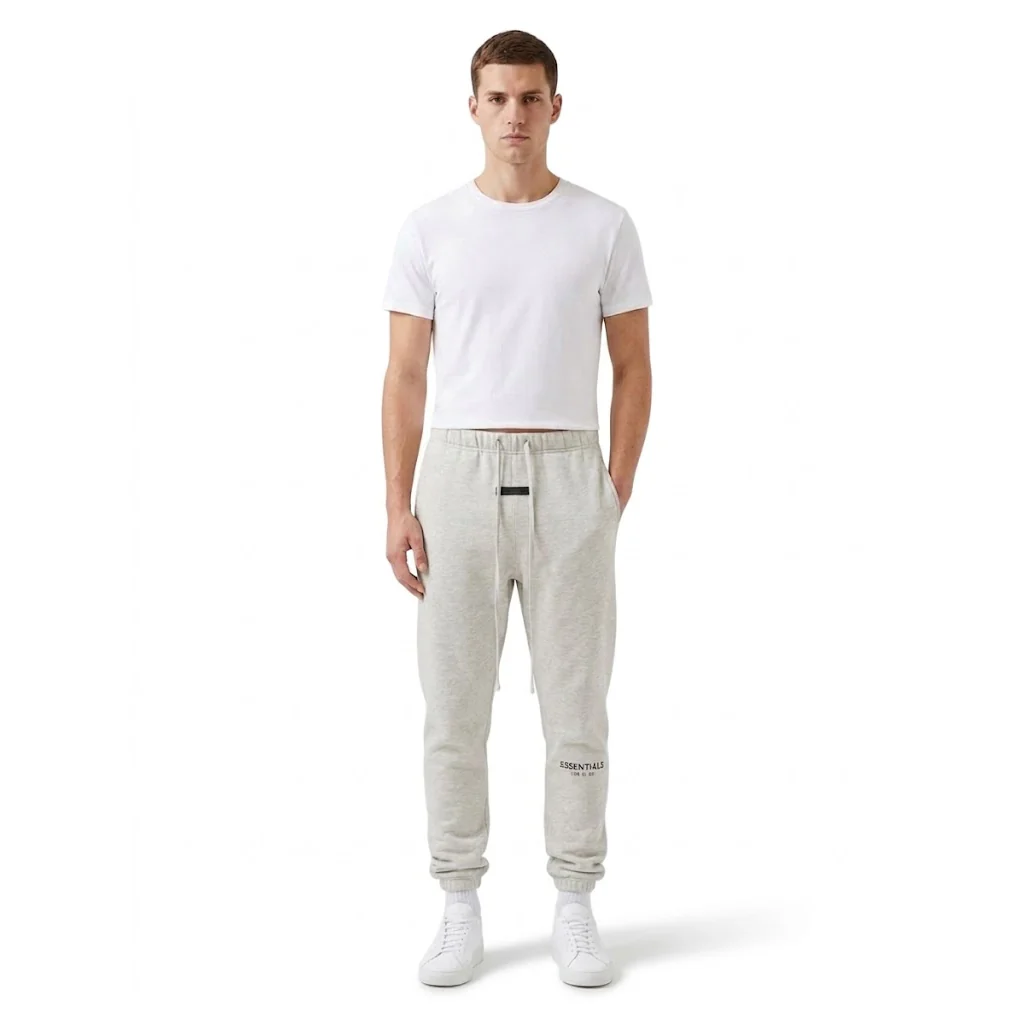 Fear of God Essentials Sweatpants 'Light Oatmeal' (SS22) - Image 4