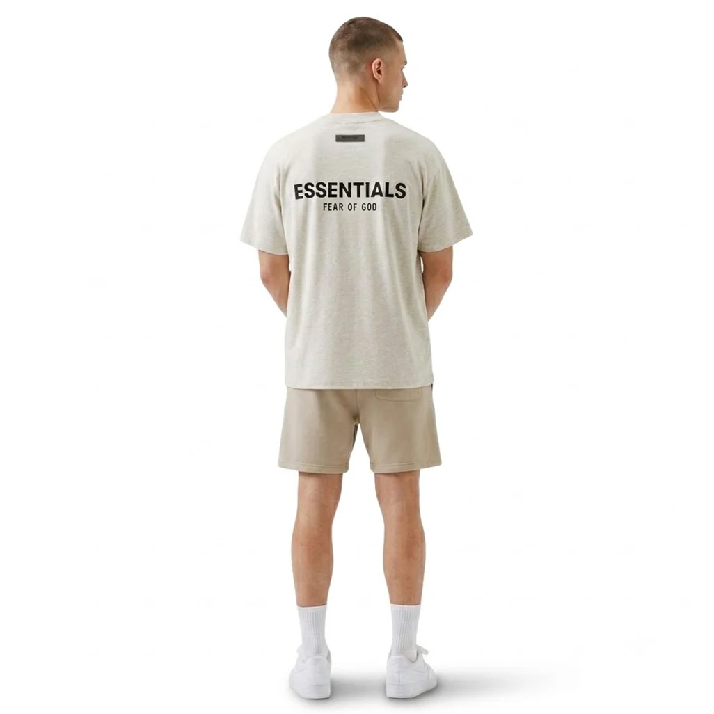 Fear of God Essentials T-shirt Light Oatmeal - Image 4