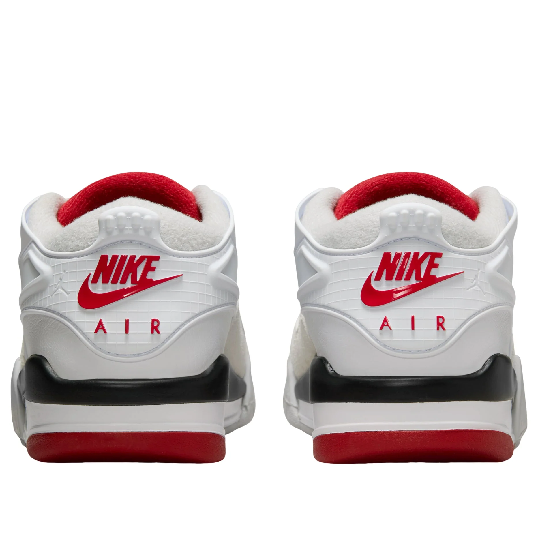Air Jordan 4 RM White Black Varsity Red GS - Image 2