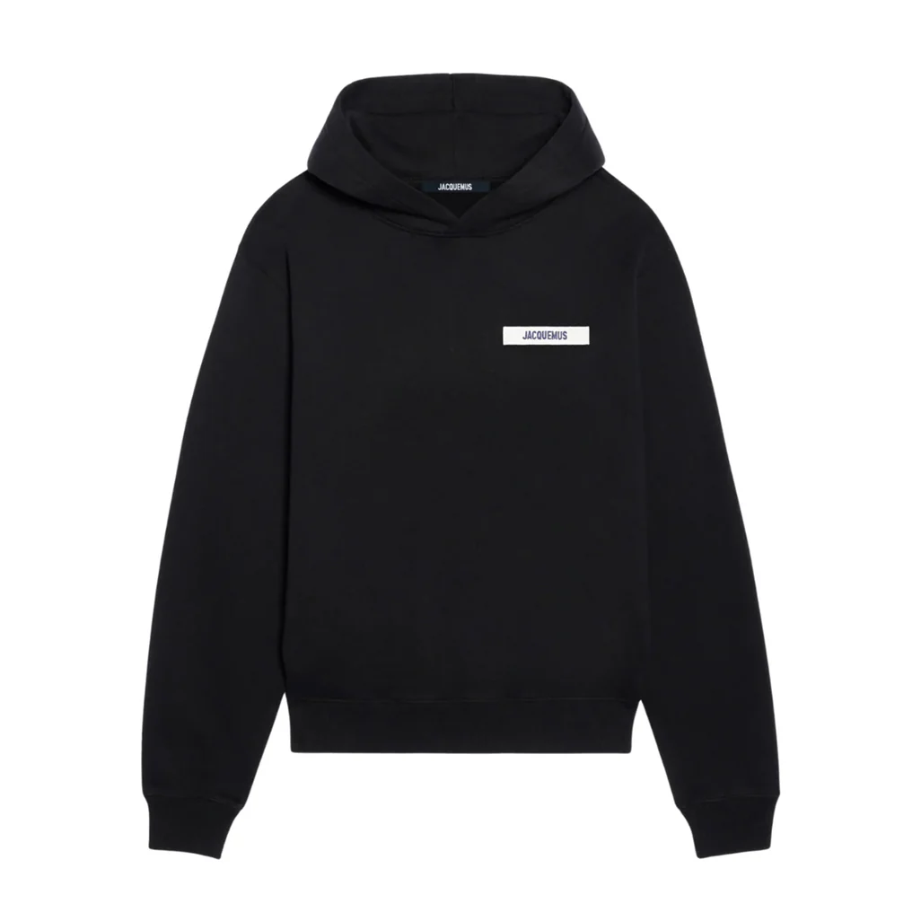 Jacquemus The Gros Grain Hoodie in Black