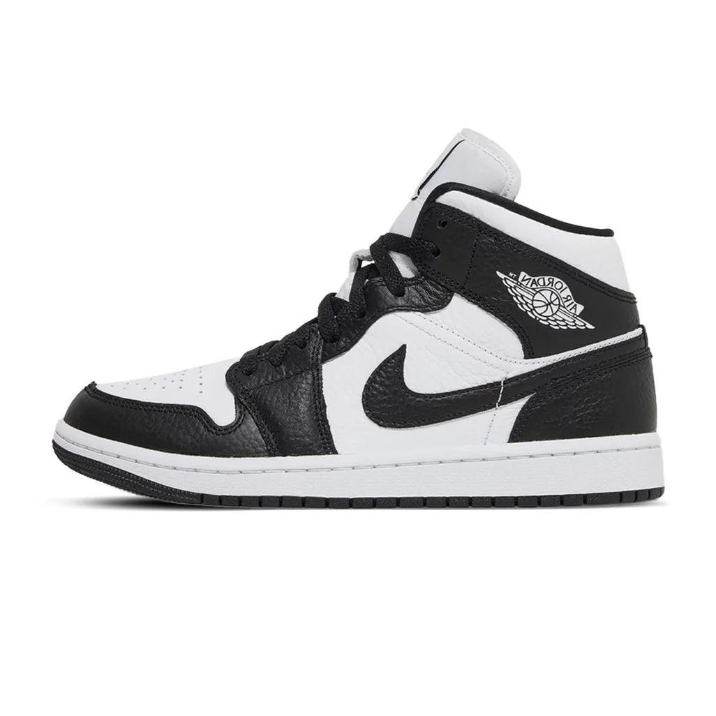 Air Jordan 1 Mid Split Black White W