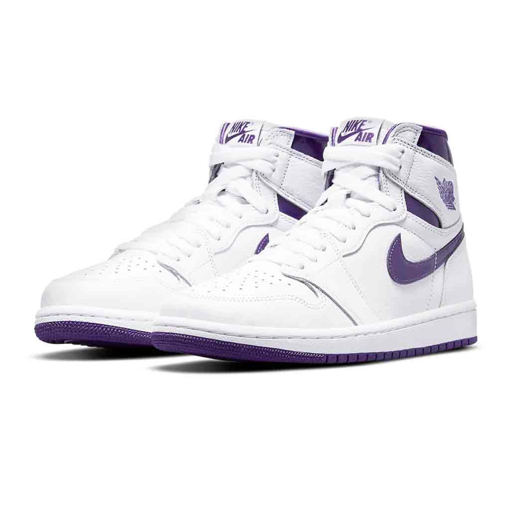 Air Jordan 1 Retro High Court Purple White - Image 3