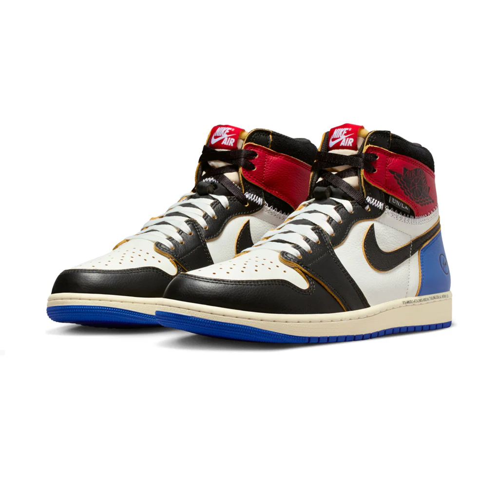 Air Jordan 1 Retro High OG SP Fragment x Union LA Varsity Red Sport Royal - Image 3
