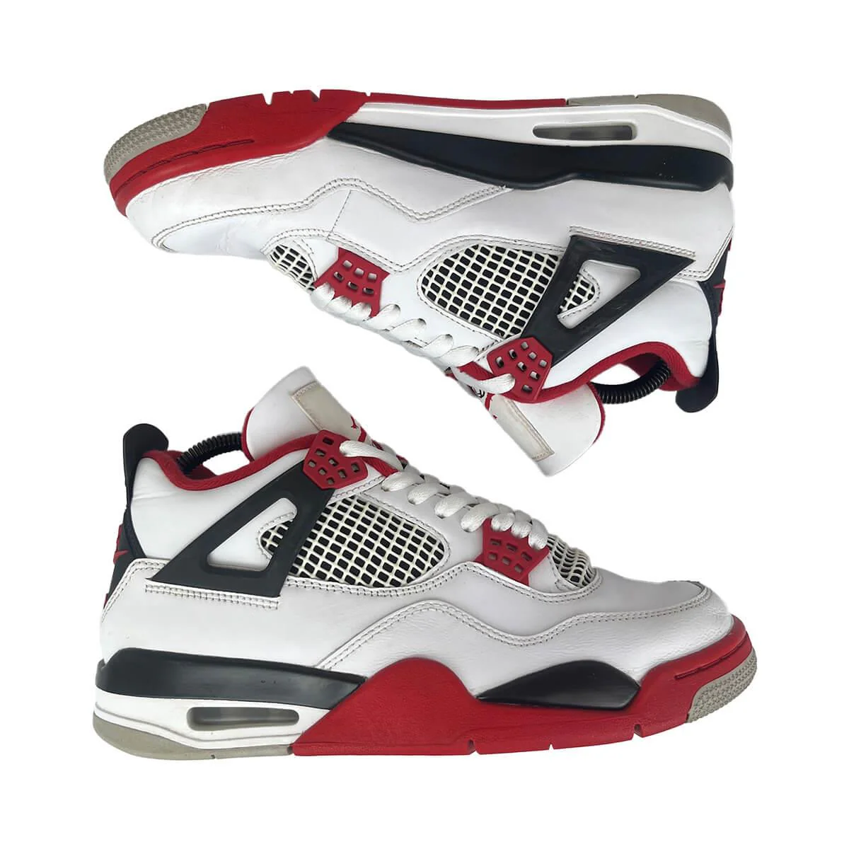 Jordan 4 Retro 'Fire Red (2020)' (No Box) UK6.5 - Image 4