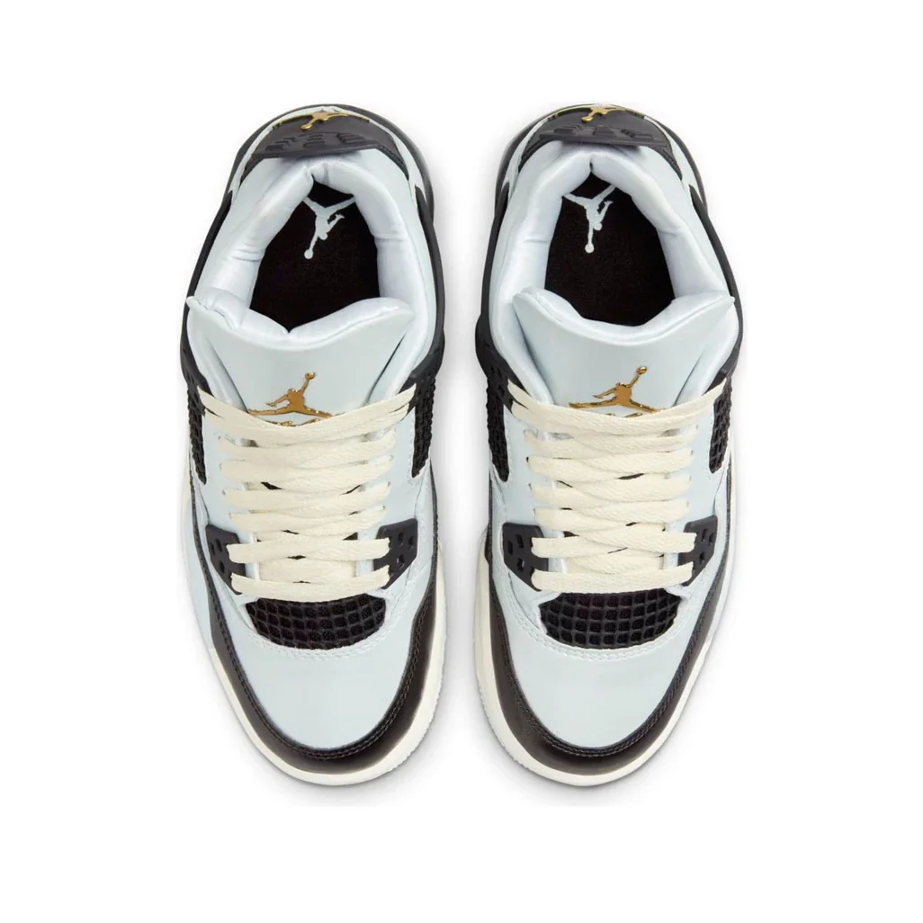 Air Jordan 4 Retro Platinum Gold GS - Image 4