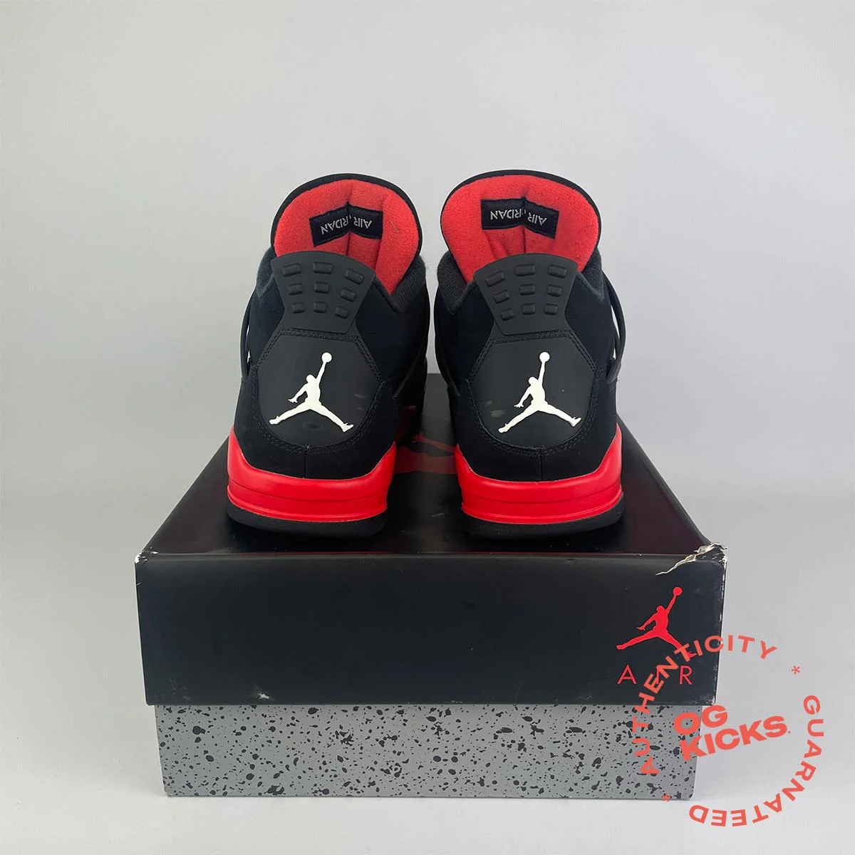 Jordan 4 Retro Red Thunder UK9.5 - Image 4