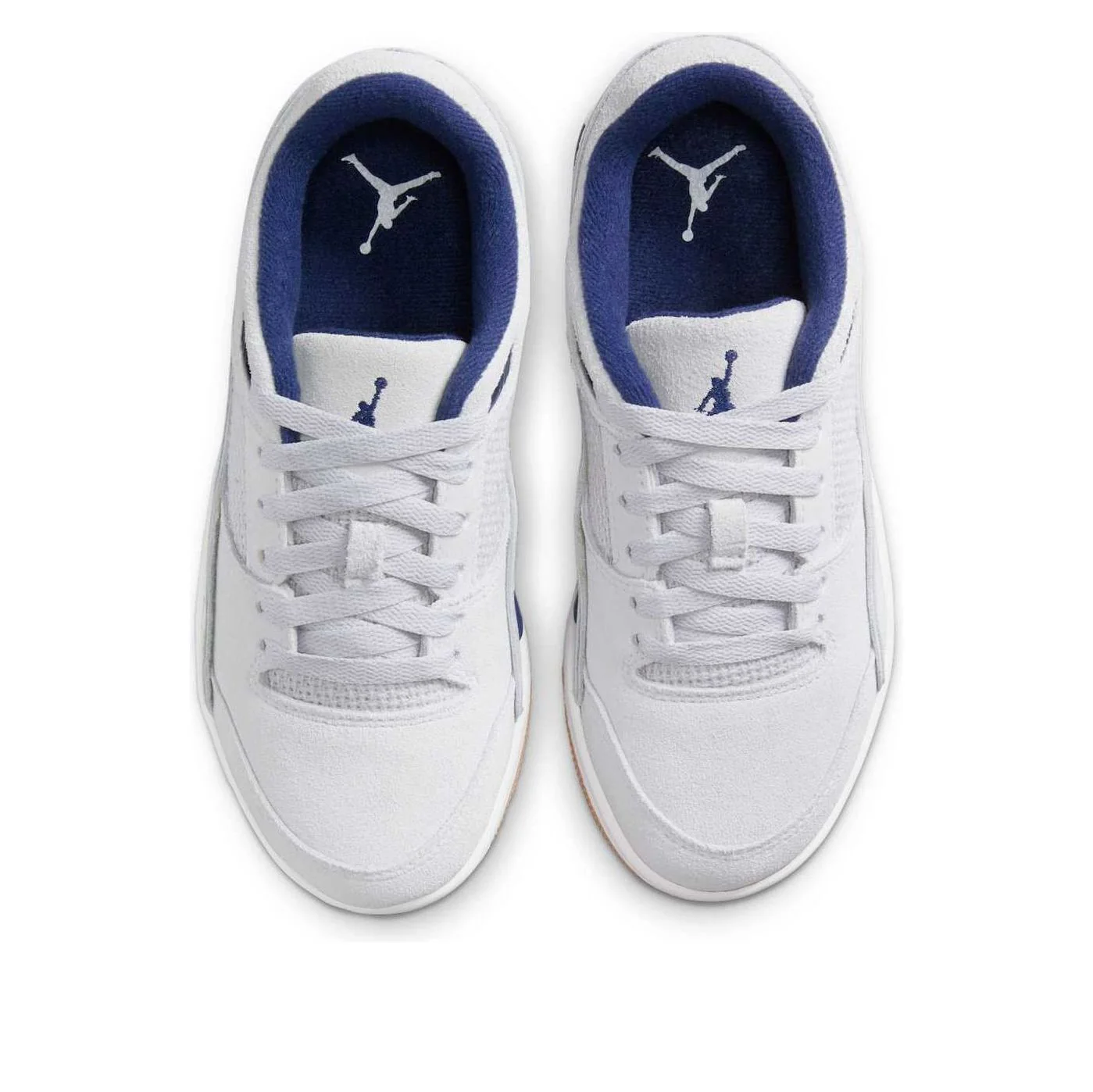 Jordan Flight Court Neutral Grey Midnight Navy GS - Image 4