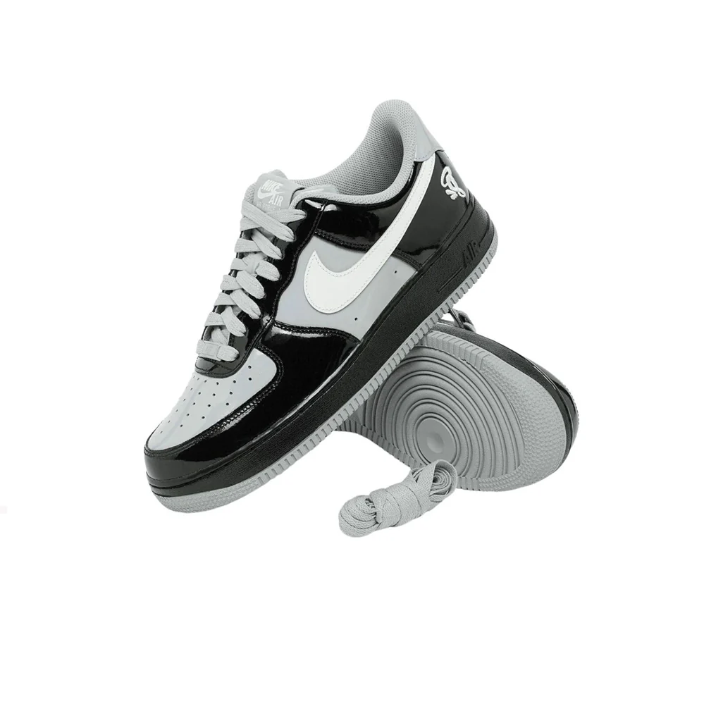 Nike Air Force 1 Low Syna Central Cee Black White Smoke Grey - Image 3