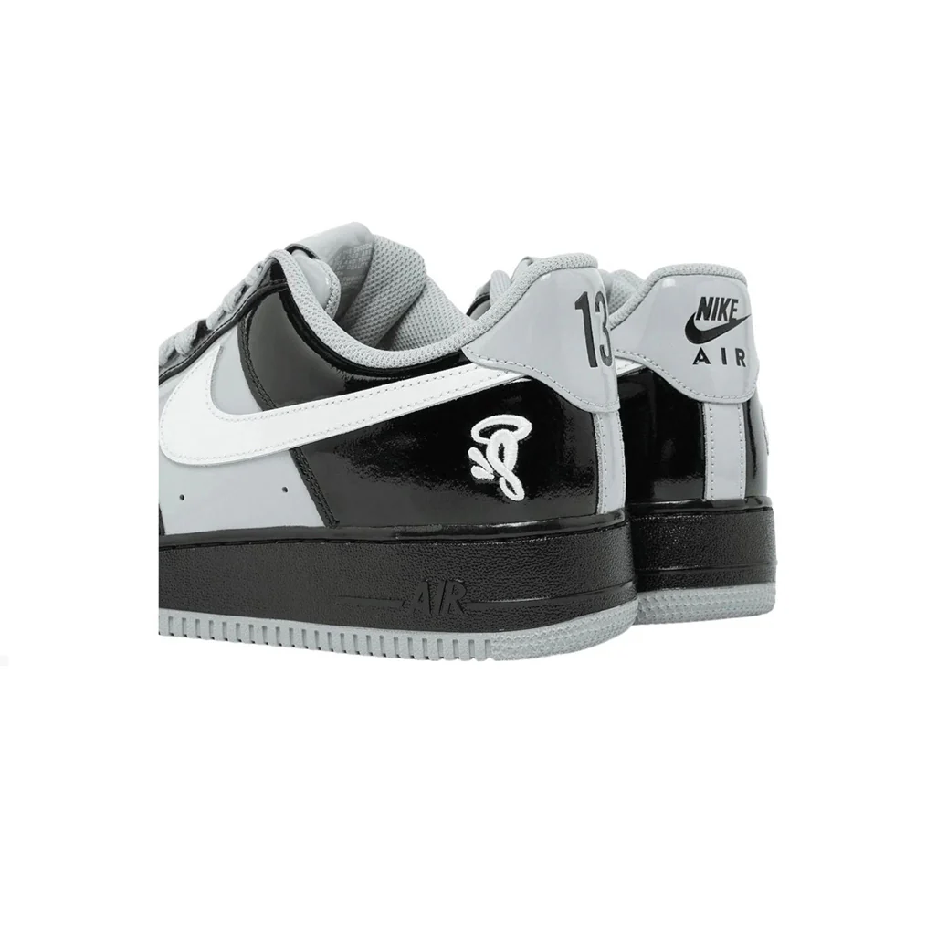 Nike Air Force 1 Low Syna Central Cee Black White Smoke Grey - Image 4
