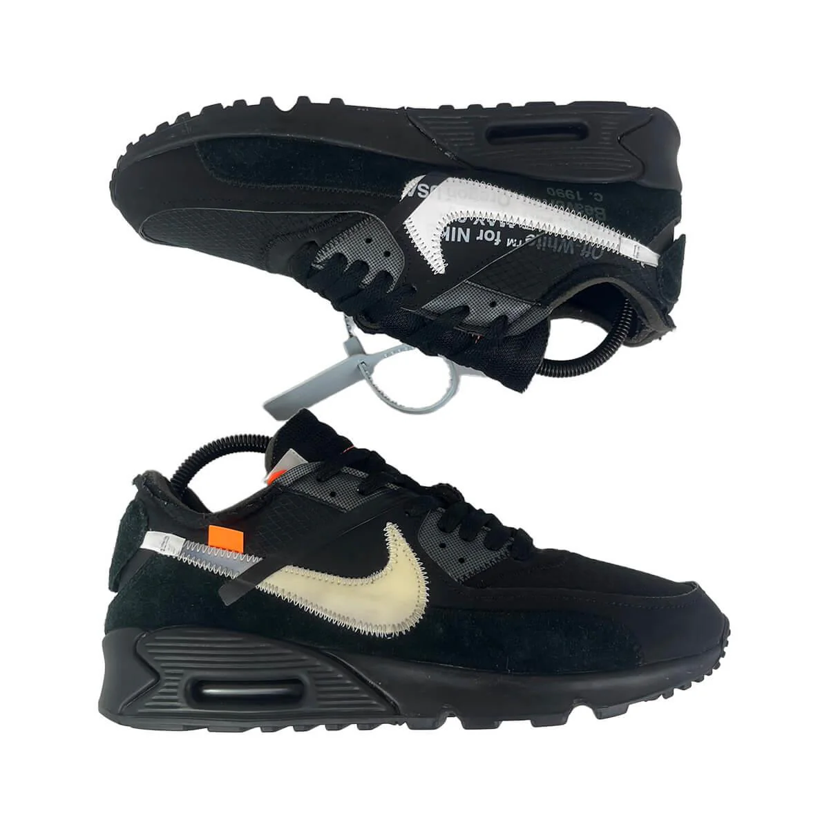 Nike Air Max 90 'Off-White Black' UK7 - Image 4
