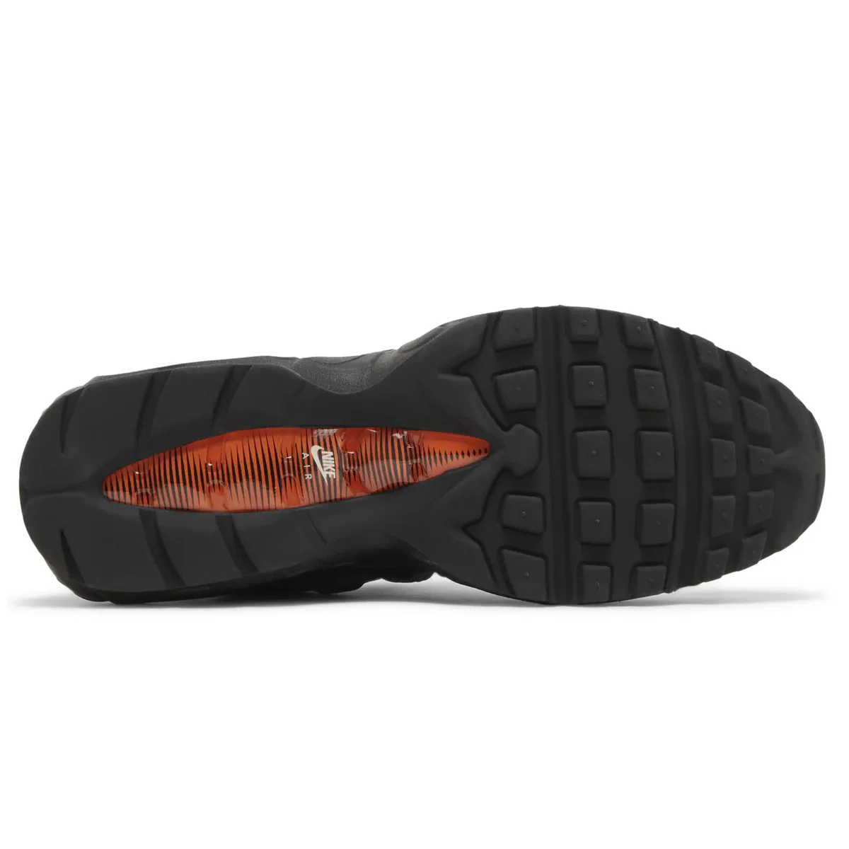 Nike Air Max 95 Black Grey Safety Orange - Image 5