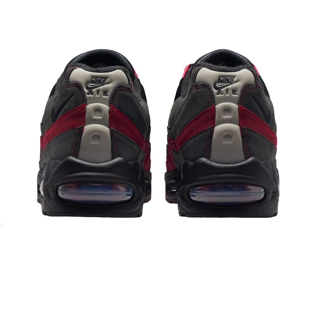 Nike Air Max 95 OG Big Bubble Black Crimson Grey - Image 3