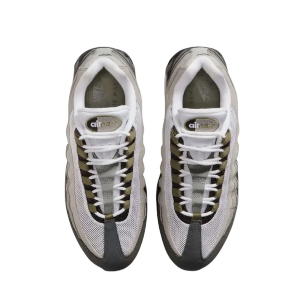 Nike Air Max 95 OG Big Bubble Black Medium Olive (Women's) - Image 3