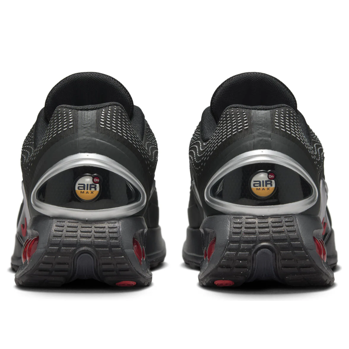 Nike Air Max Dn Black Metallic Silver Red - Image 2