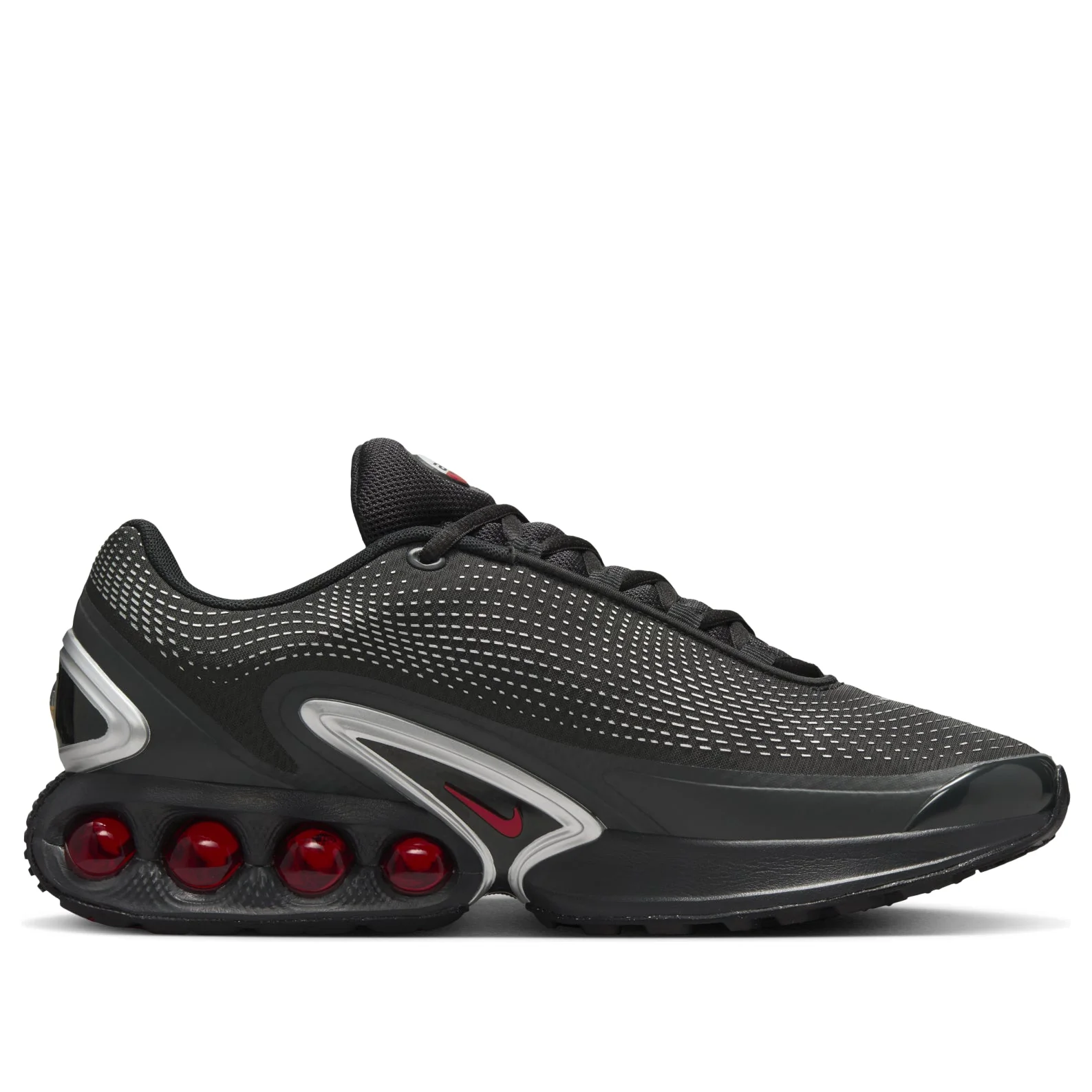 Nike Air Max Dn Black Metallic Silver Red - Image 3
