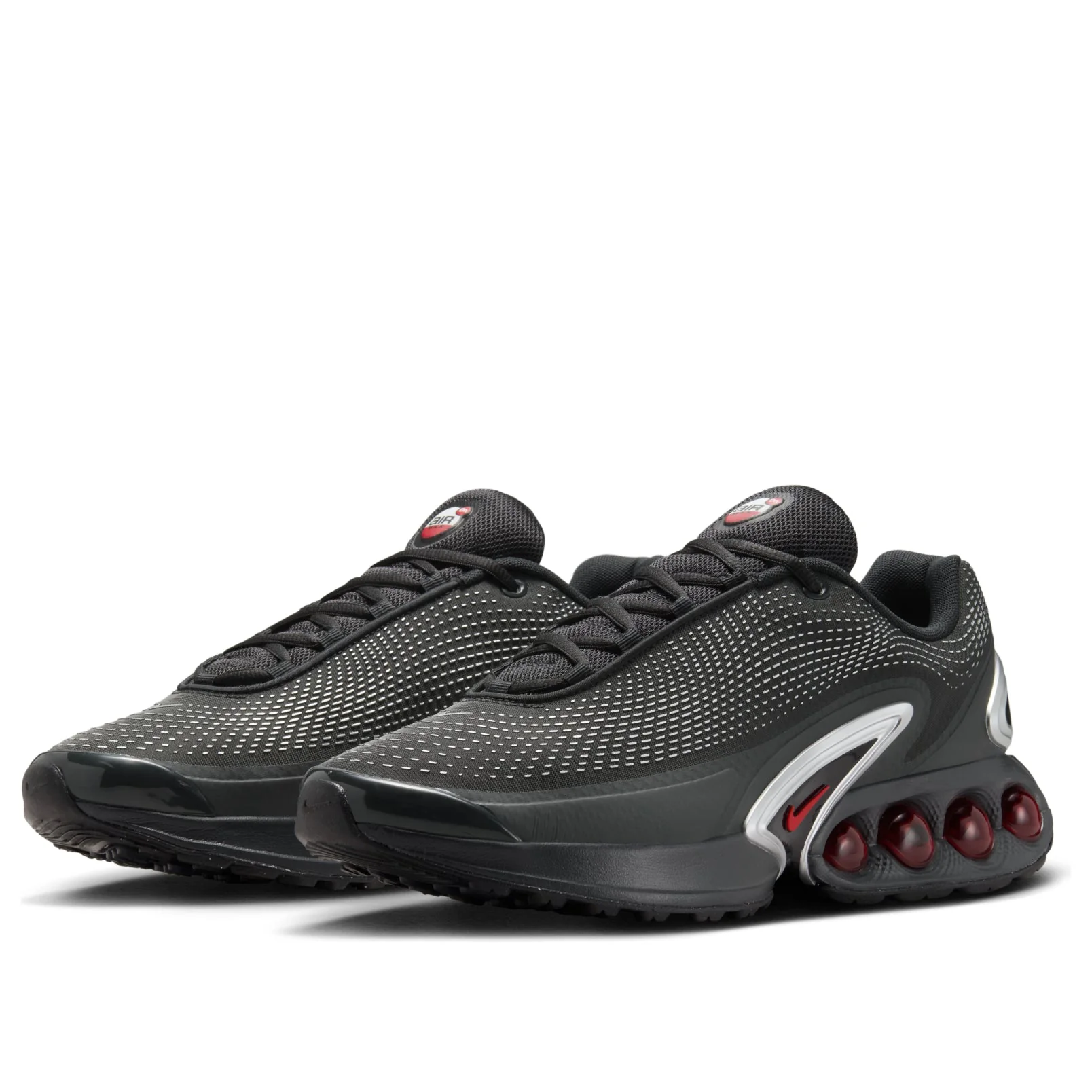 Nike Air Max Dn Black Metallic Silver Red - Image 5