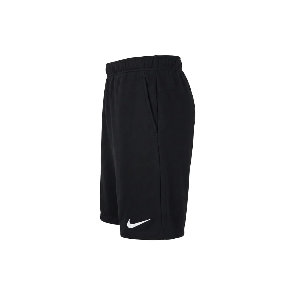 Nike Dri-Fit Fleece Shorts Black - Image 3