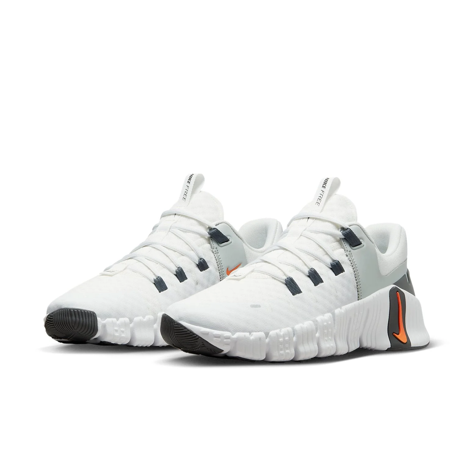 Nike Free Metcon 5 White Bright Mandarin - Image 4
