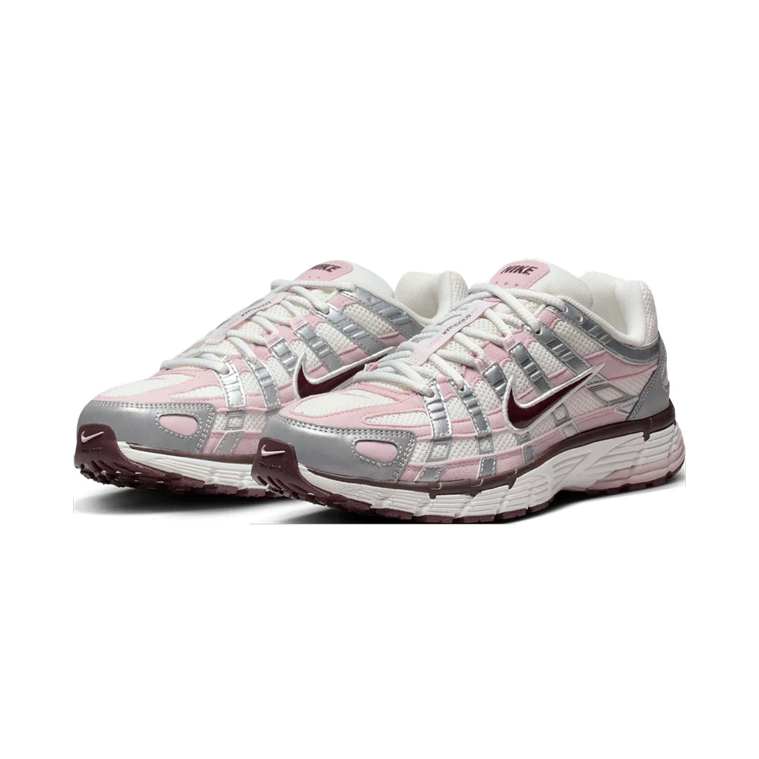 Nike P-6000 Silver Burgundy Plum Chalk W - Image 4
