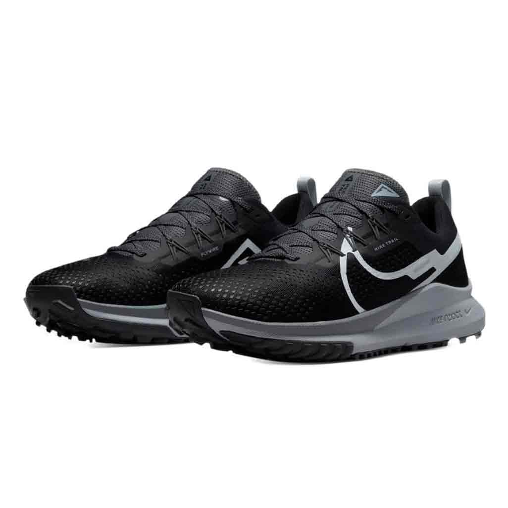Nike React Pegasus Trail 4 Black Dark Grey - Image 3