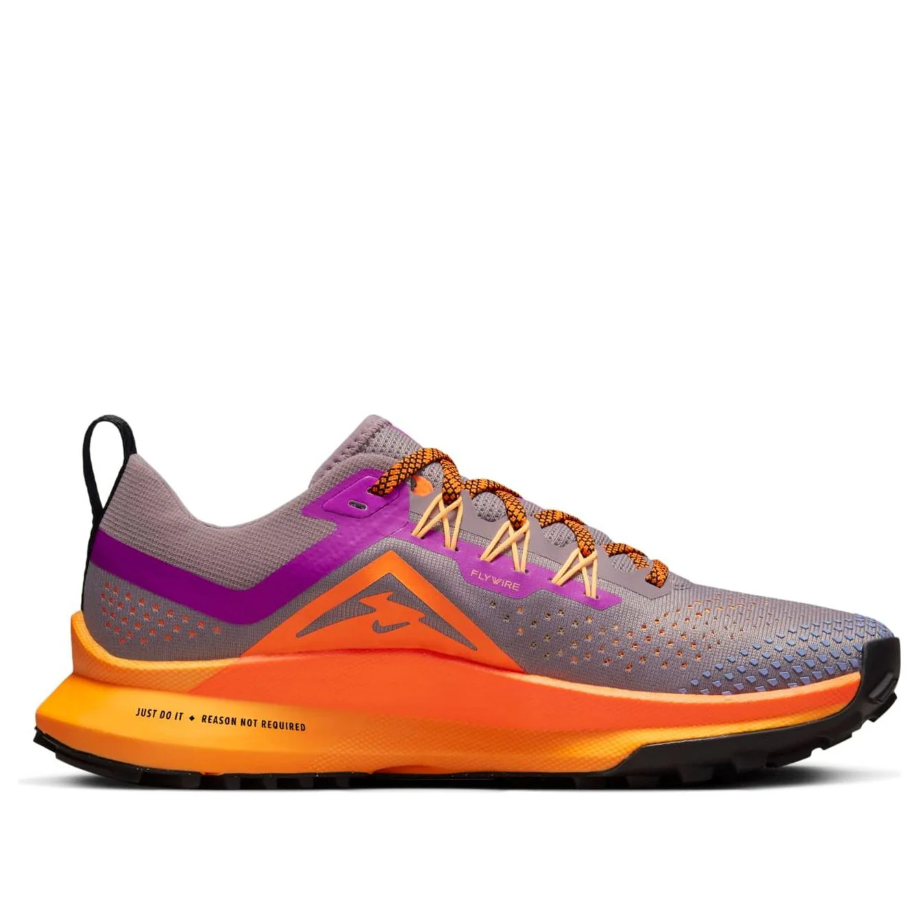 Nike React Pegasus Trail 4 Purple Smoke Total Orange Peach Cream Vivid Purple W - Image 3