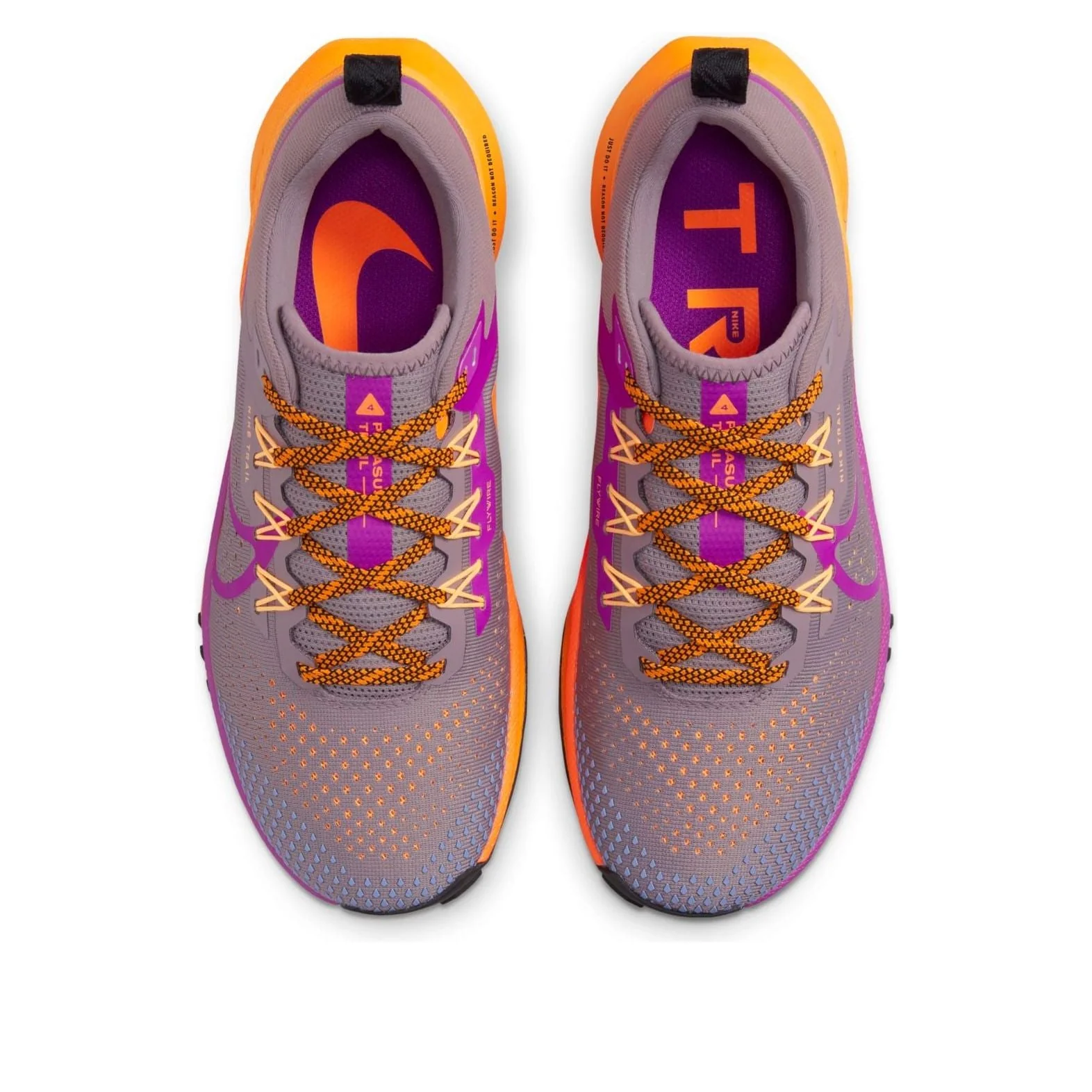 Nike React Pegasus Trail 4 Purple Smoke Total Orange Peach Cream Vivid Purple W - Image 5