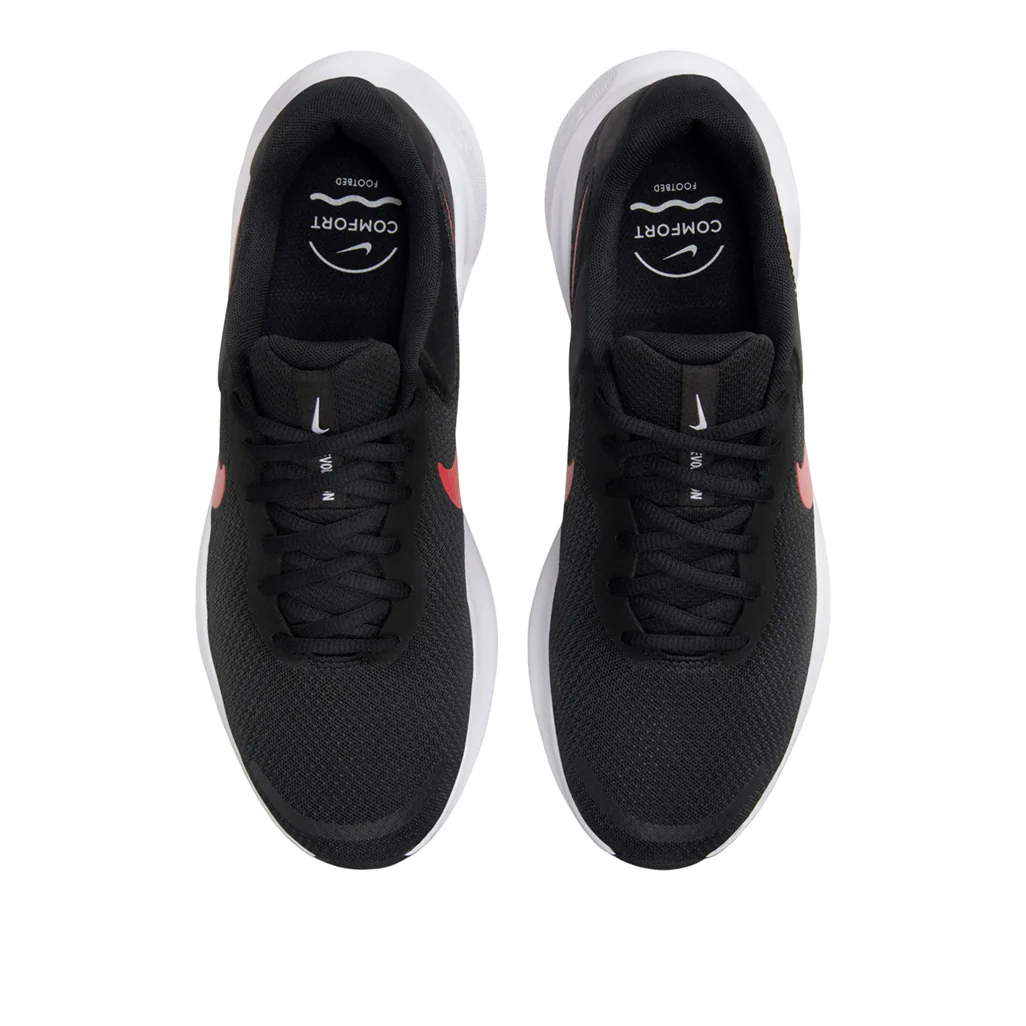 Nike Revolution 6 Next Nature Black University Red - Image 3