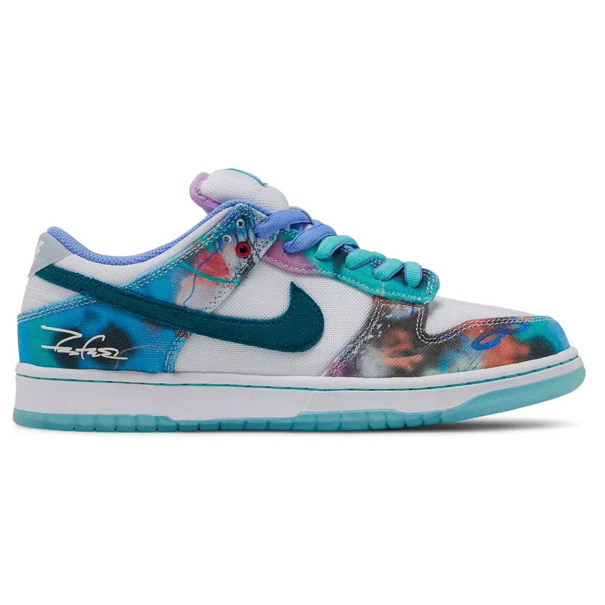 Nike SB Dunk Low Futura Laboratories Bleached Aqua - Image 5