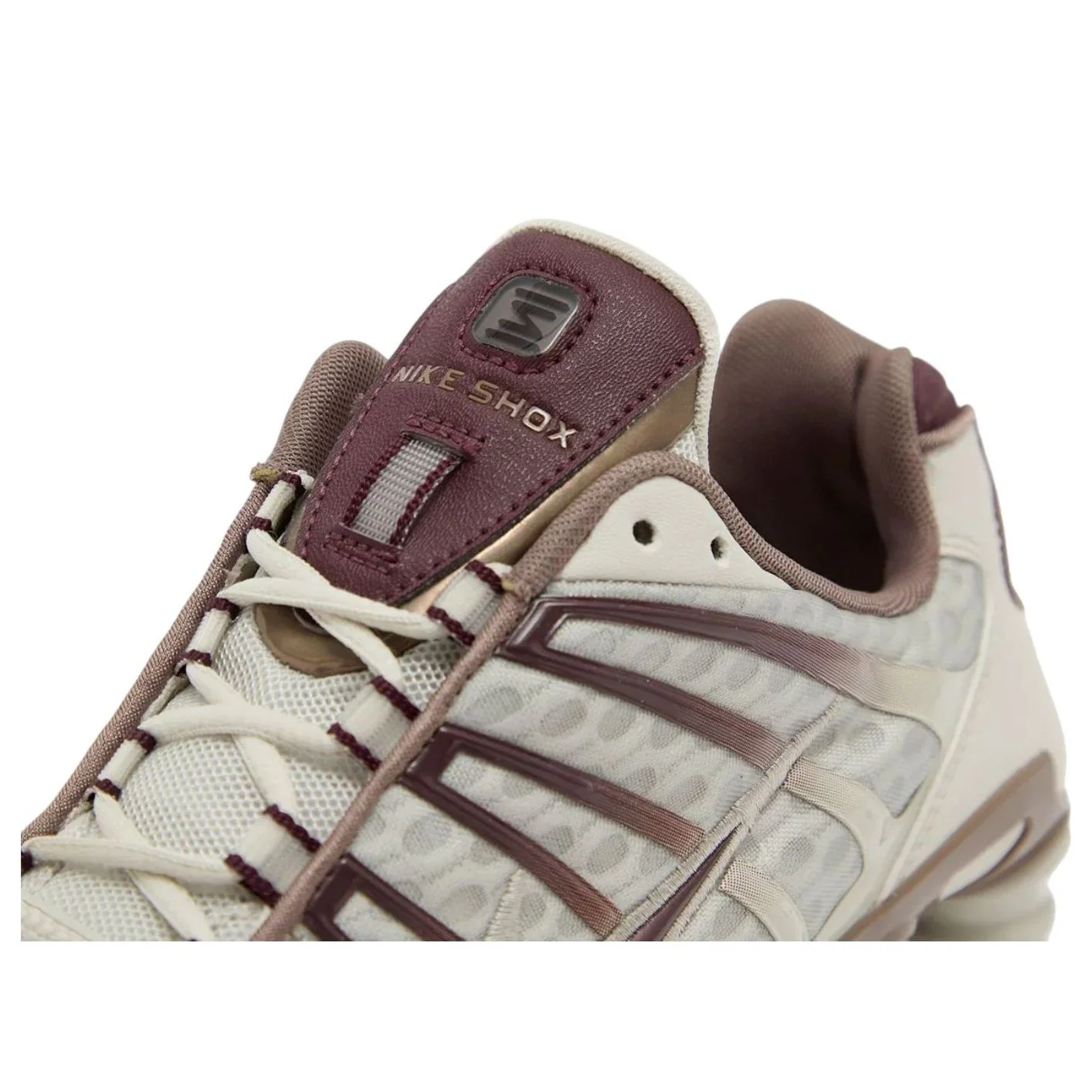 Nike Shox TL Light Bone Burgundy Crush W - Image 4