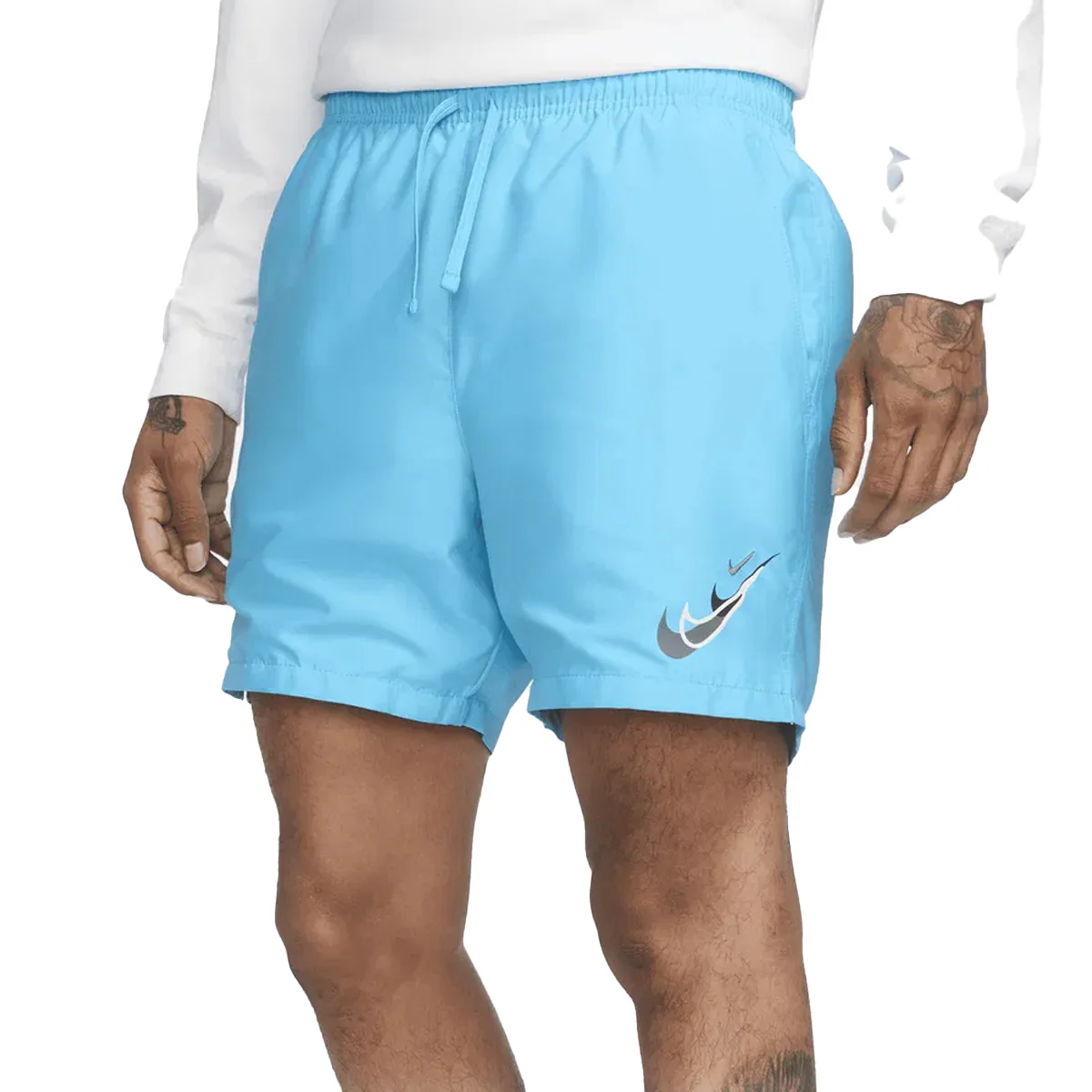Nike Standard Issue Moto Swim Shorts 'Baltic Blue' - Image 2